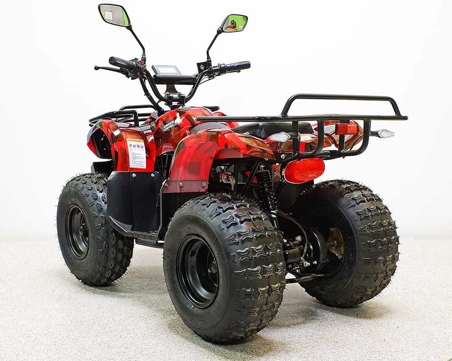 Электро квадроцикл GreenCamel Атакама T120 (48V 800W R8 Цепь) Армейский-красный, 800 Вт, фото 5