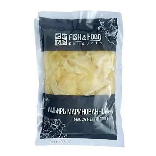 Fish & Food Имбирь маринованный 291г. 1шт., 291 г, 1 шт, фото 2