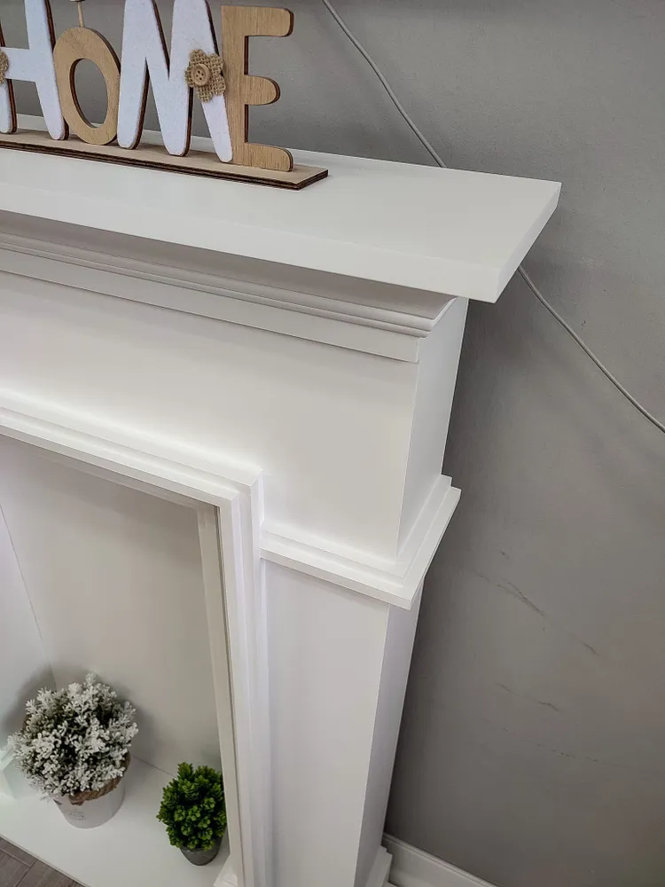 Kamin_decor_msk Камин декоративный Лео 90х130х20, белый, 110x90x20, фото 6