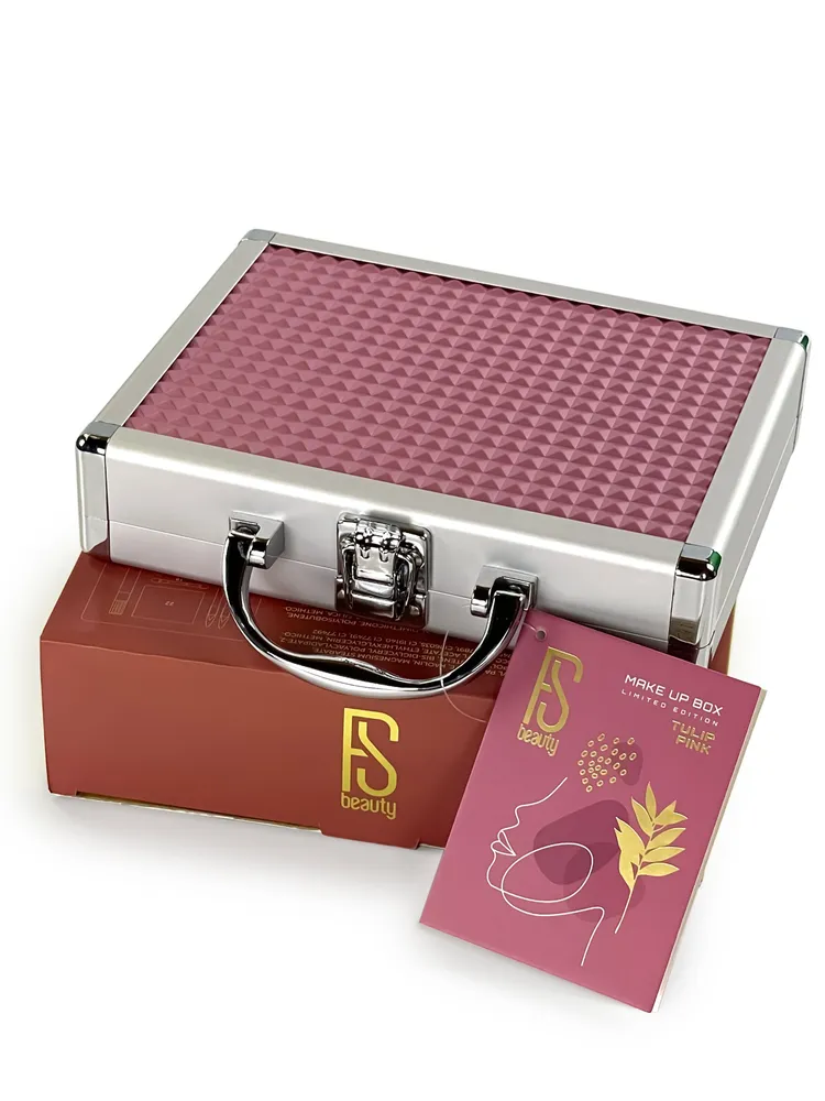 Подарочный набор FS Beauty с косметикой для макияжа в бьюти бокс Tulip Pink, розовый, фото 6