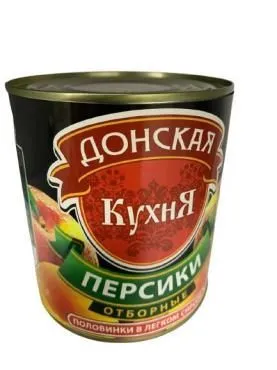 Персики отборные половинки в легком сиропе, 850 мл, набор 2 шт, 850 мл, 2 шт, фото 4
