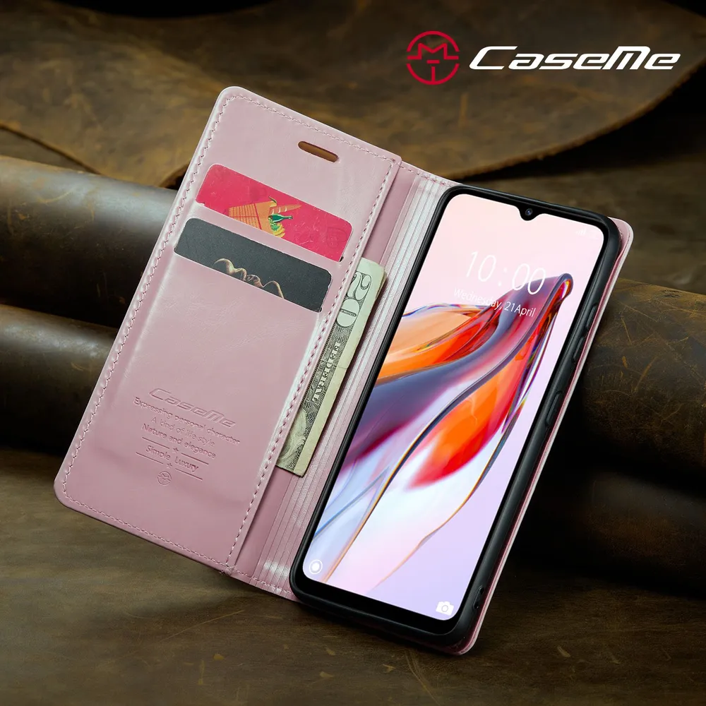 Caseme Кожаный книжка чехол для Xiaomi Redmi 11A / 12C Ксяоми Редми 11А 12 C с визитницей из экокожи, вариант, фото 5