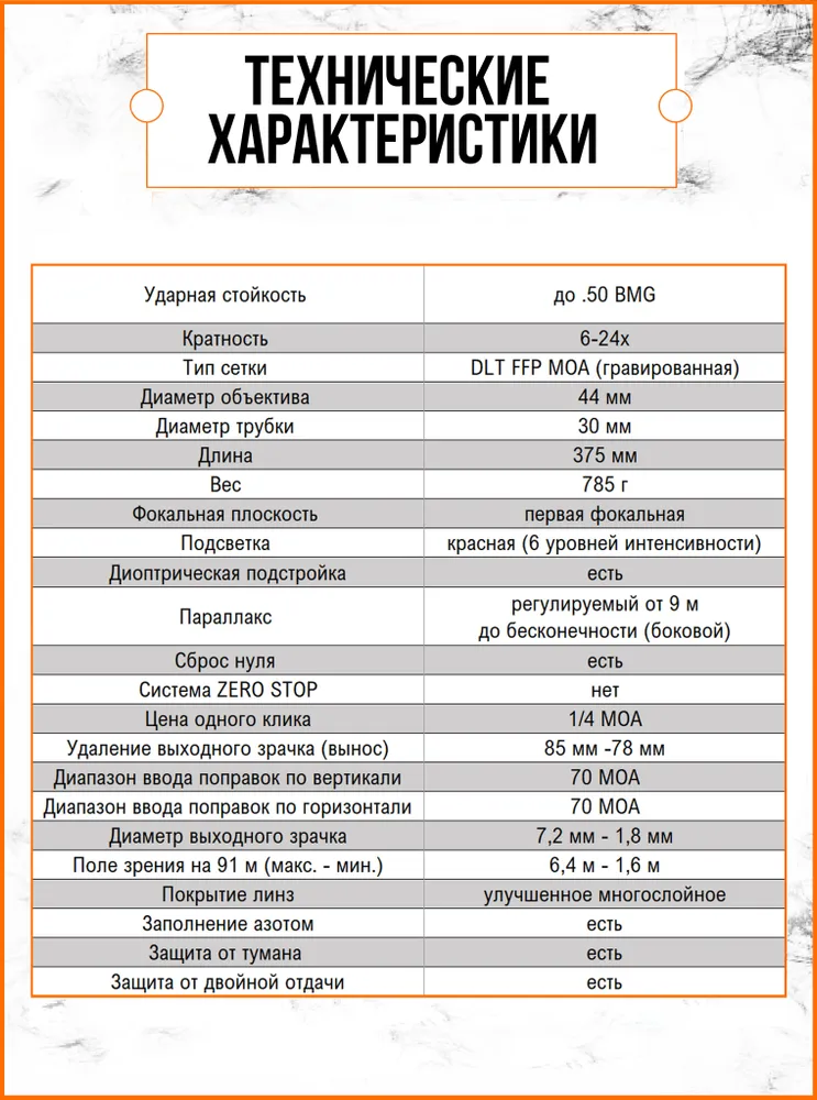 Оптический прицел DISCOVERY HS 6-24X44SF FW30, вариант, фото 3
