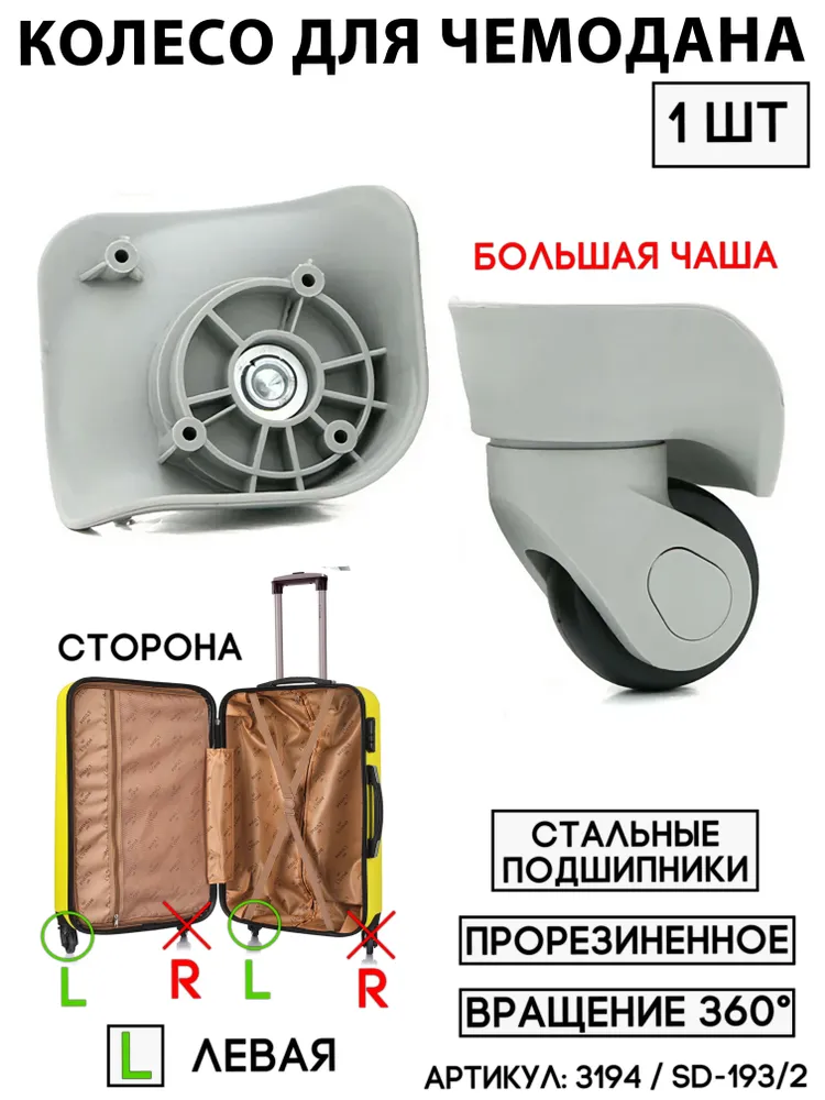 BAGBOX24 Фурнитура для чемодана, вариант