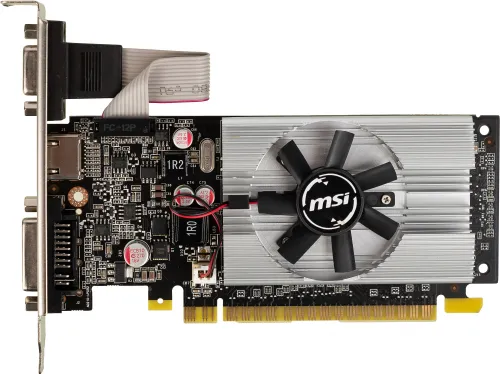 MSI Видеокарта MSI N210-1GD3/LP Видеокарта NVIDIA GeForce 210 1024Mb 64 DDR3 460/800 DVIx1/CRTx1 Ret 1 ГБ (N210-1GD3/LP)
