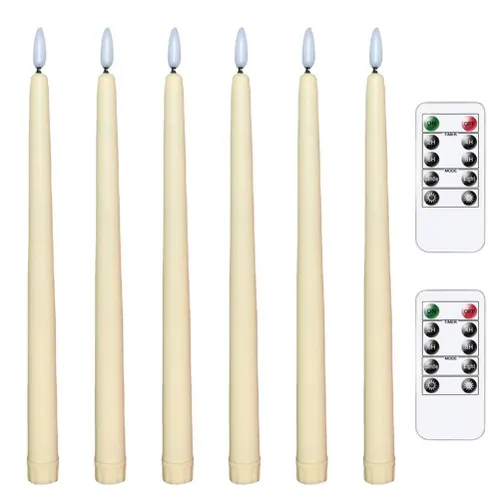 Свечи светодиодные без пламени, 6 шт, с пультом ДУ, для декора дома, свадьбы, Рождества, Хэллоуина,