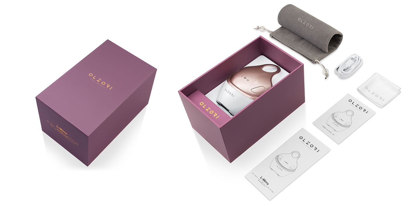 массажер для лица olzori l mirru