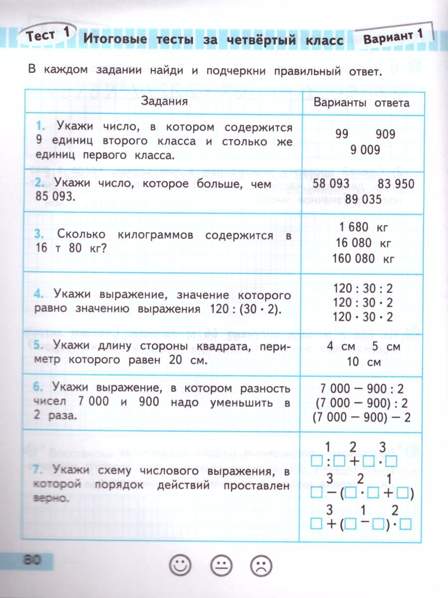 Математика 4 класс. Проверочные работы. УМК "Школа России" | Reference Book - Ozon image 1