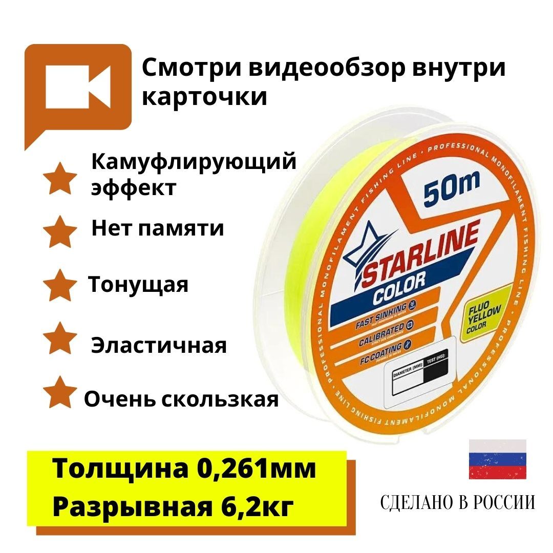 IAMCompanyМонофильнаялескадлярыбалки,размотка:50м,толщина:0.261мм