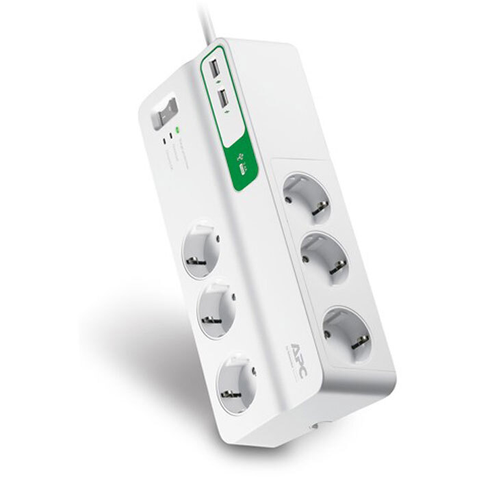 СетевойфильтрAPCbySchneiderElectricSurgeArrestPM6U-RS2USB