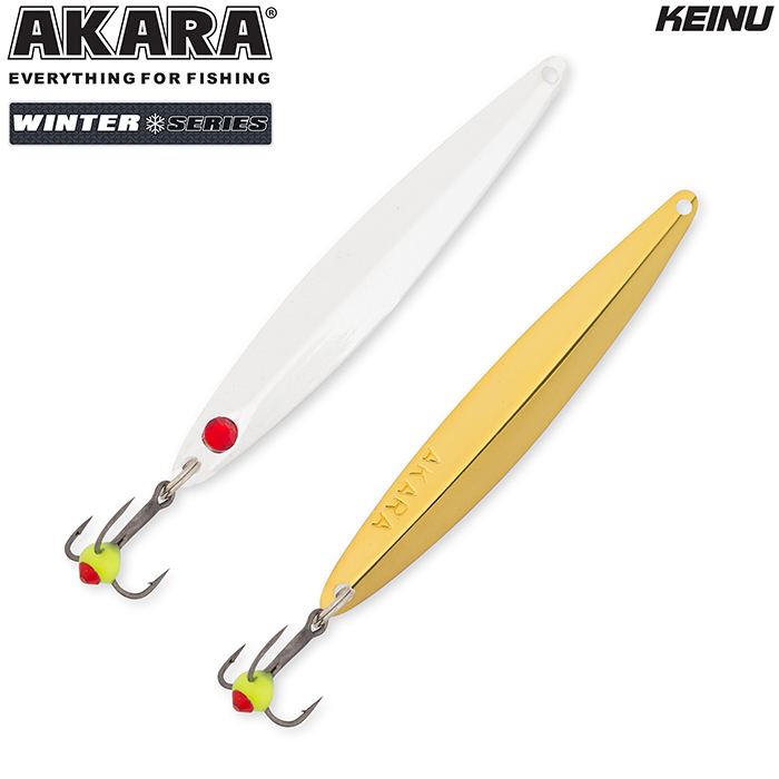 Блесна зим. Akara Ice Keinu 60 6 гр. Sil/Go