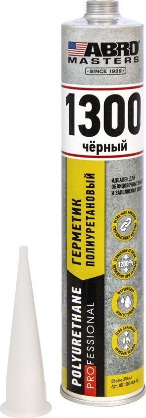 Герметик полиуретановый черный (600мл) "ABRO Masters" (ABRO)