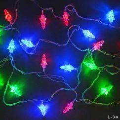 Гирлянда 3 м, 20 LED, Елочки. Гирлянда 3 м, 20 LED, Елочки.