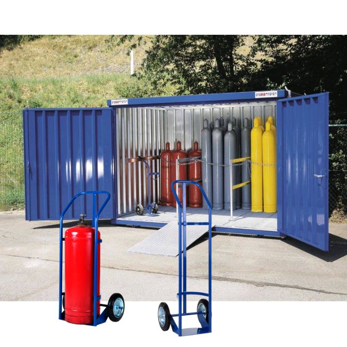 Грузовая тележка двухколесная Промышленник Д-250 (пневмо колеса) 250 мм ...