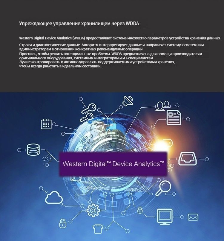 8 ТБ Внутренний жесткий диск Western Digital PURPLE/WD (WD82EJRX ...