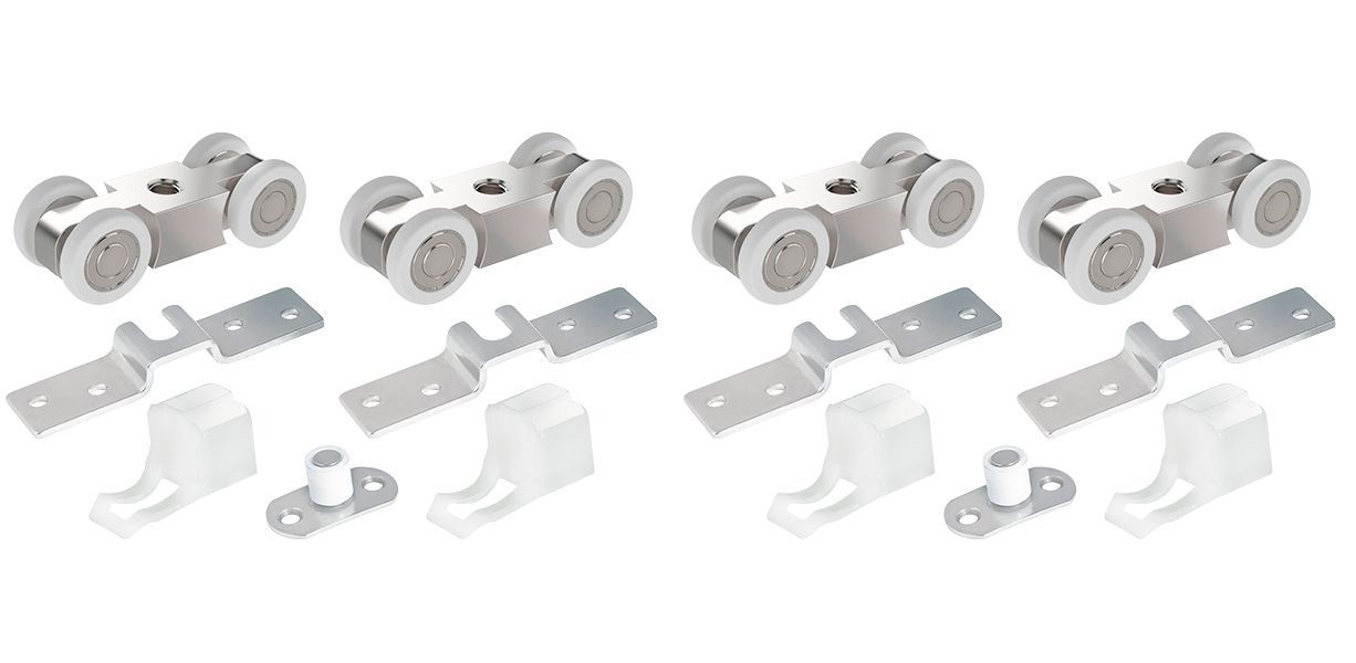 Комплектроликовдляраздв.дверейPuntoSLD.SoftLine.SET.rollers/45-4(SoftLINE45/4)(2штуки)