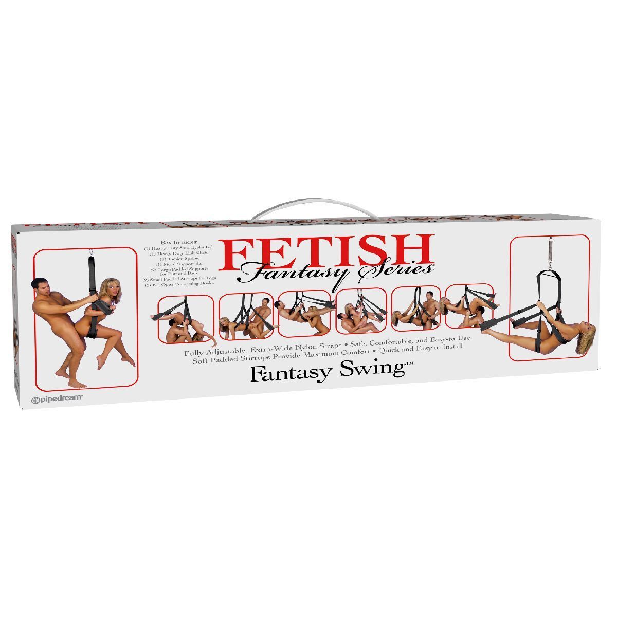 Секс-Качели Fantasy Swing черные для разнообразного секса Секс-Качели Fantasy Swing черные для разнообразного секса