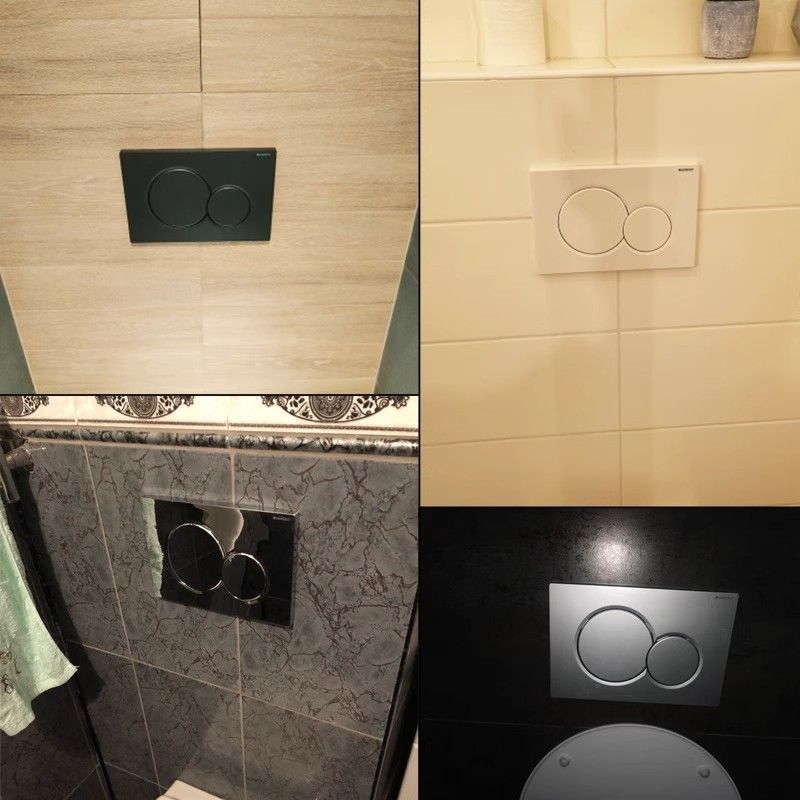 Кнопка для инсталляции GEBERIT SIGMA 01 золото. бронза. Клавиша смыва ...