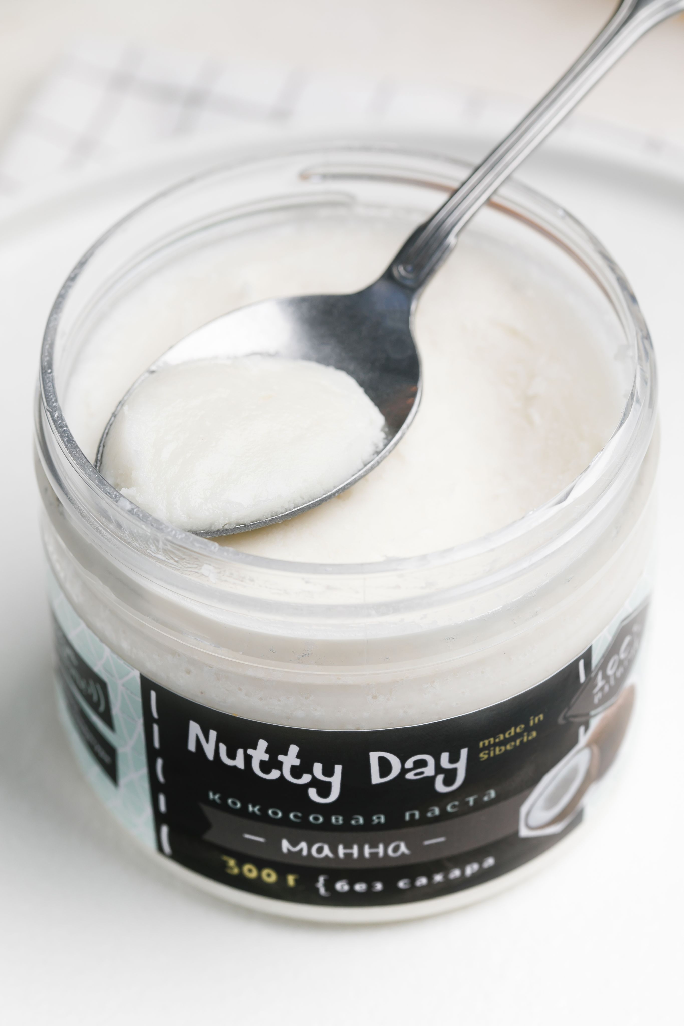 Кокосовая паста, урбеч кокосовый, без сахара, манна, Nutty Day, 1 кг ...
