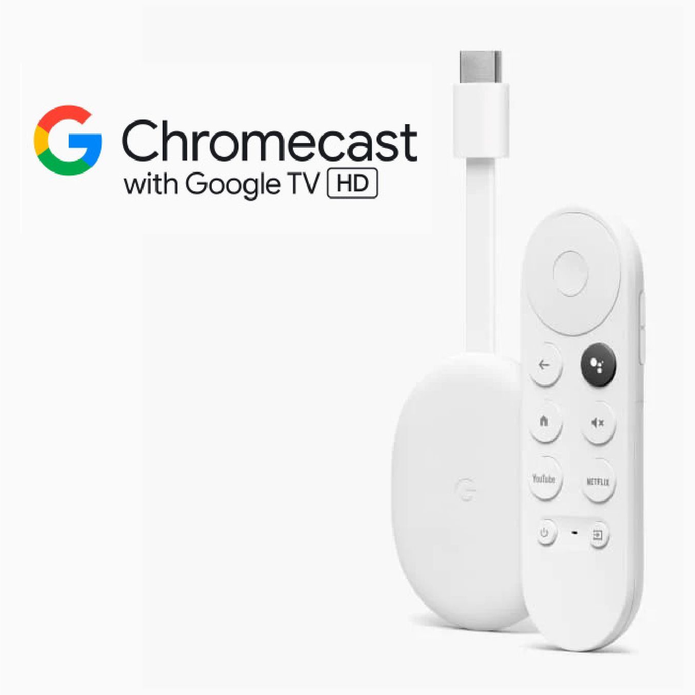 Медиаплеер Google Chromecast with TV HD, HDMI, USB Type-C