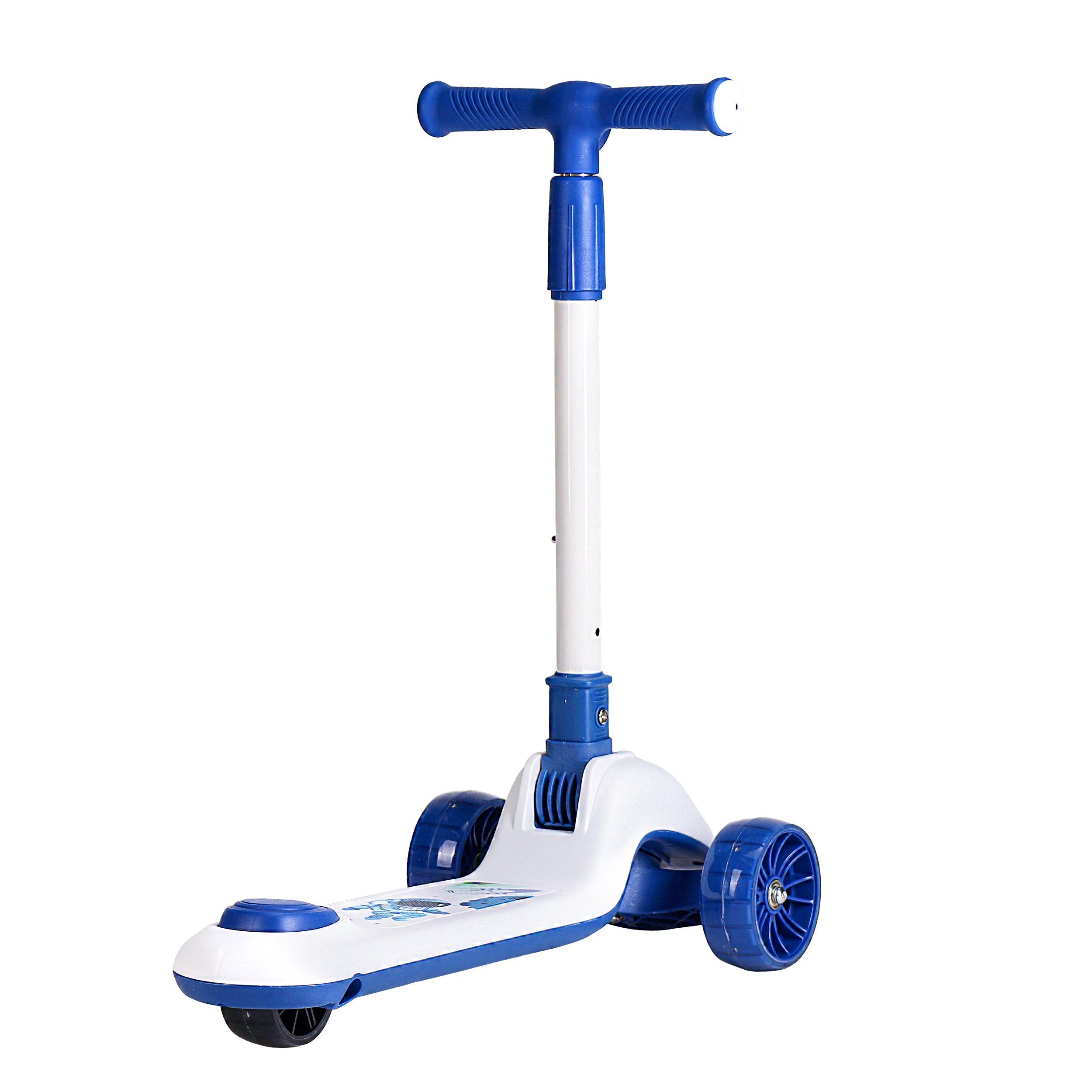 Самокат 3-х колесный SCOOTER Space, сине-белый Самокат 3-х колесный SCOOTER Space, сине-белый
