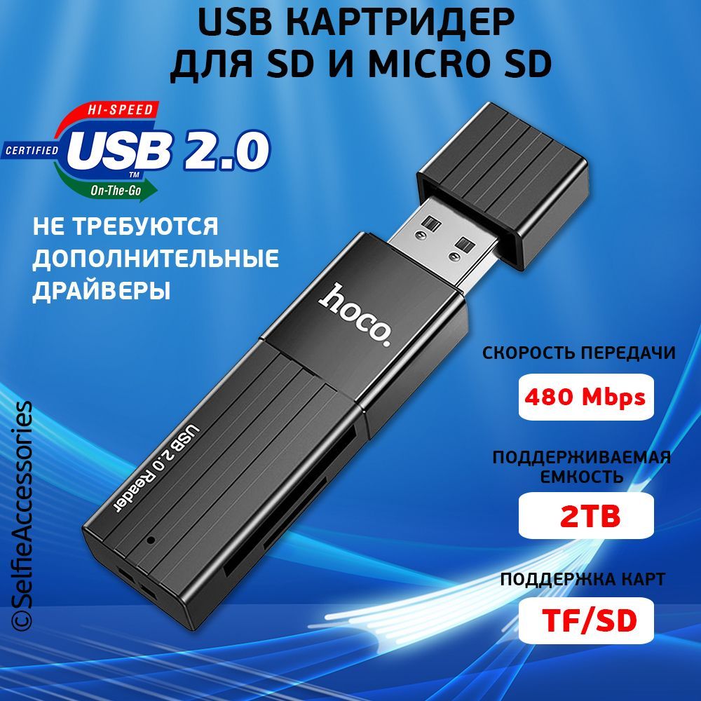 Memory card adapter TF to SD HB22 - HOCO
