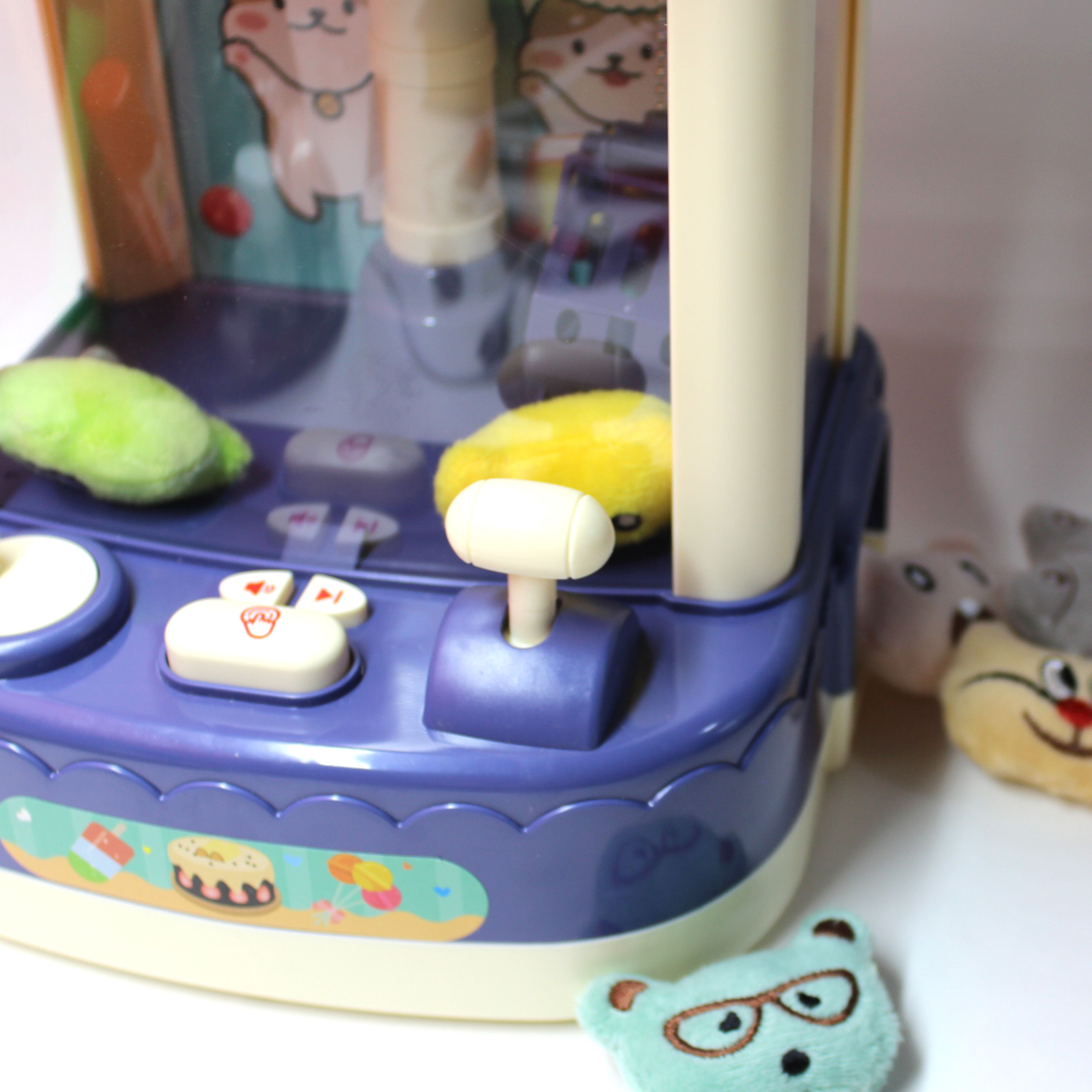 Игровой автомат Хватайка с игрушками / кран-ловец с музыкой / интерактивная  доставайка настольная 