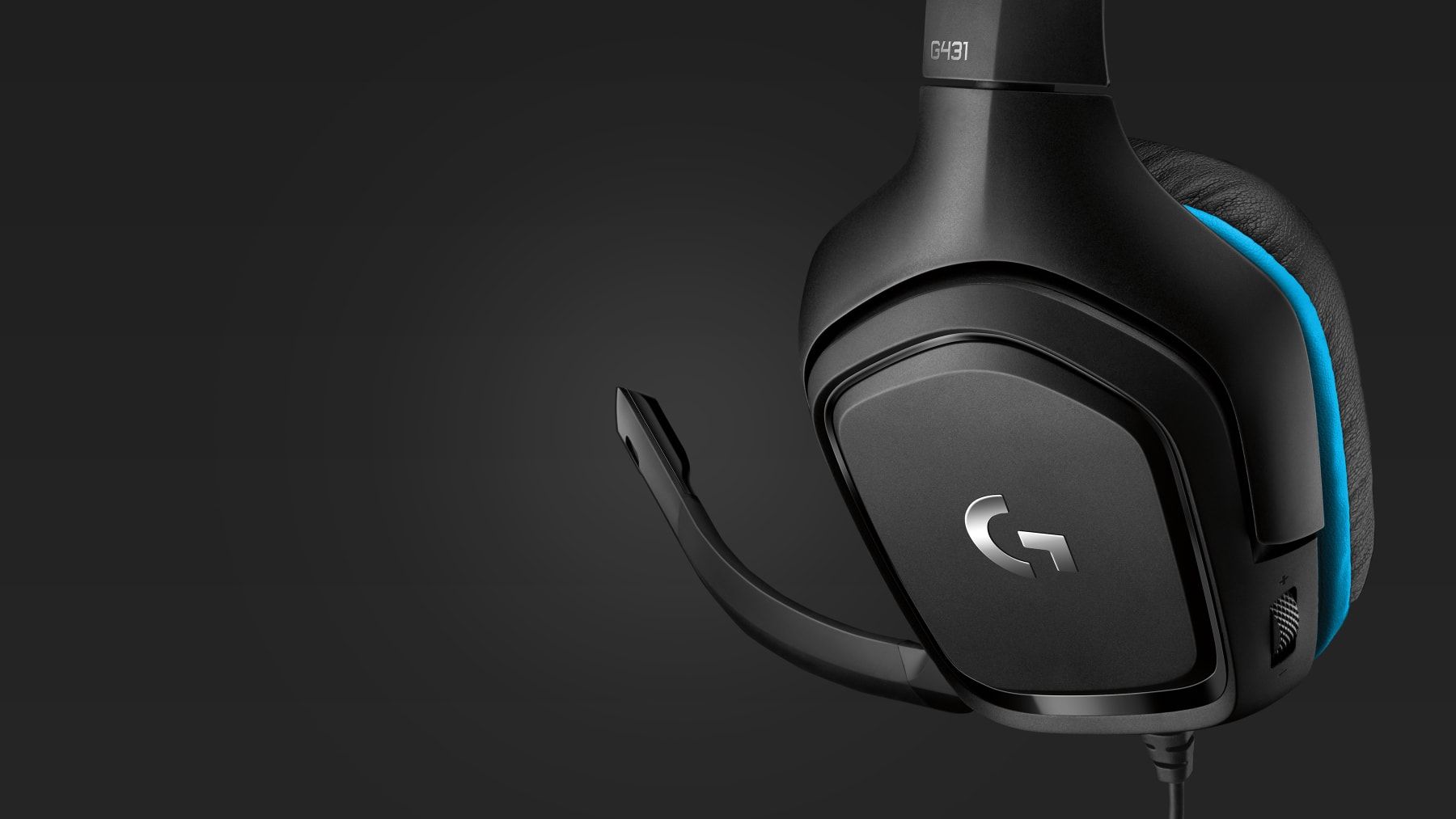 Игровые наушники Logitech G Проводная игровая гарнитура Logitech G431 ...