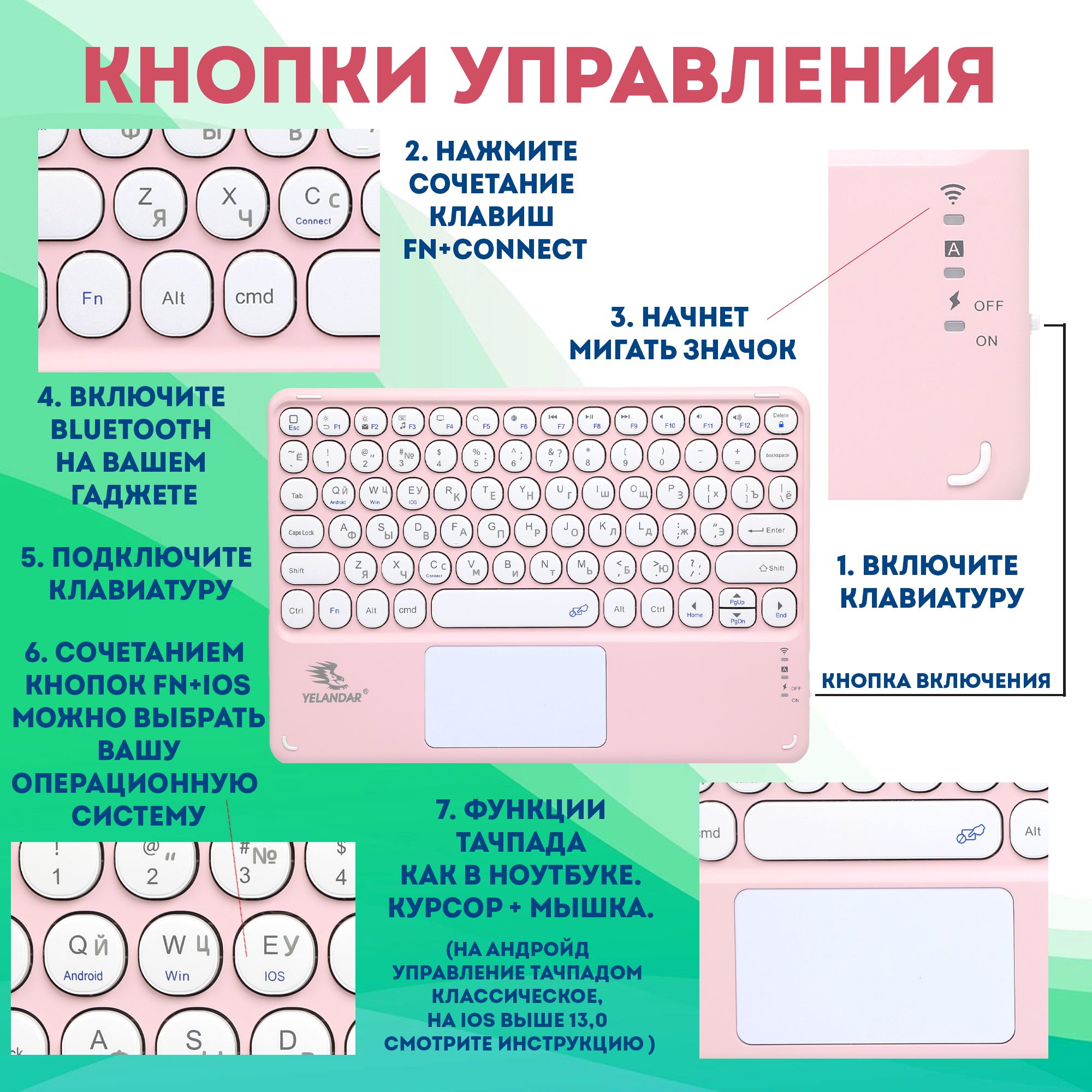 Мембранная клавиатура AODO AN-6030kl купить по низкой цене: отзывы, фото,  характеристики в интернет-магазине Ozon (1302053991)