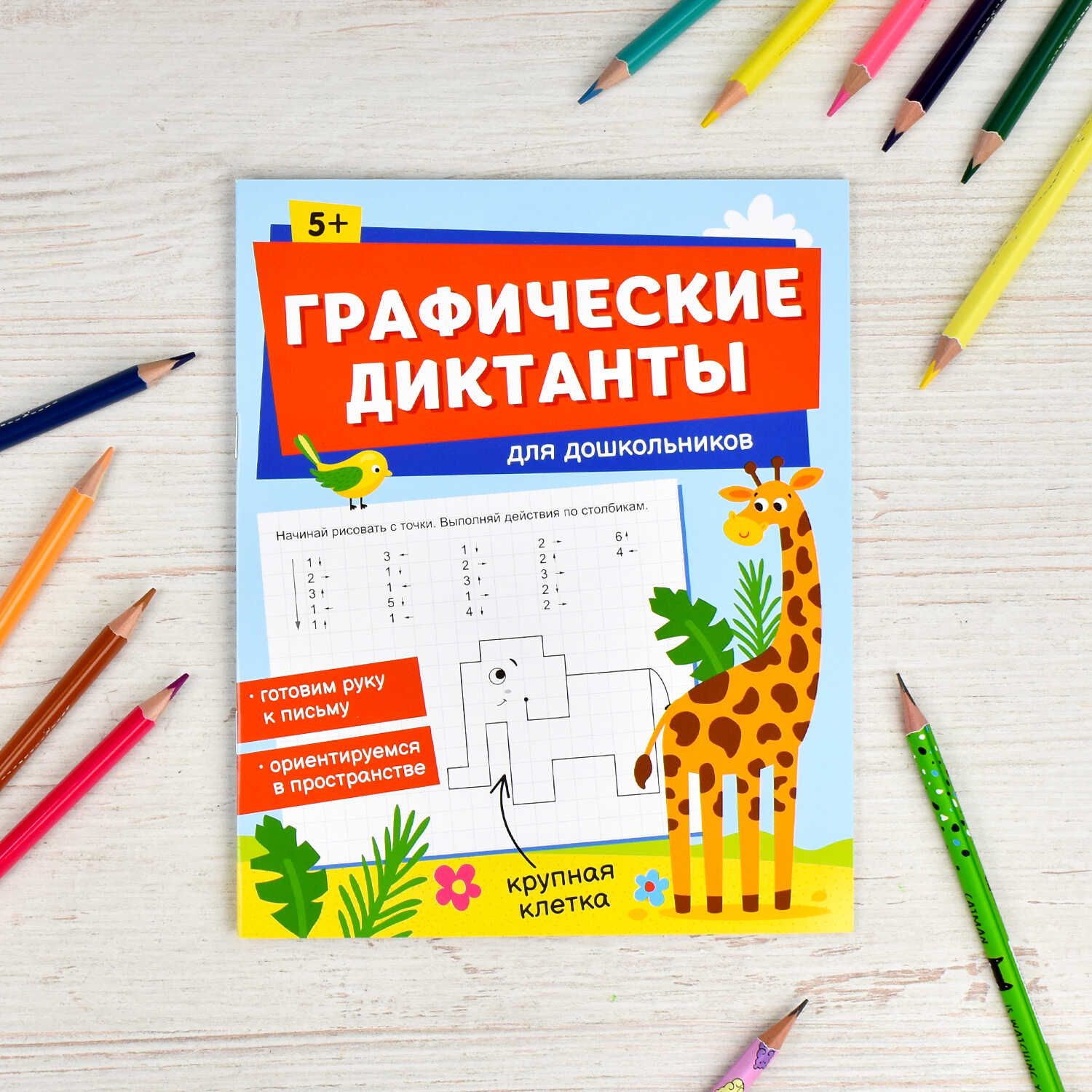 Книжка с заданиями по рисованию для детей. Серия "Графические диктанты" 165х205 мм 16 стр | School VPR Practice Tests - Ozon image 3