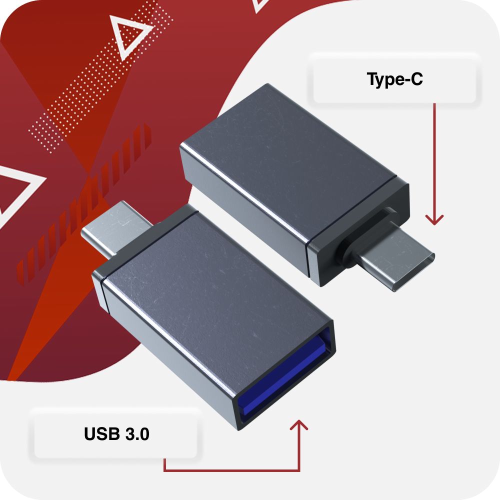 USB Type C переходник Тайп Си на ЮСБ 3.0 / Адаптер OTG Type C USB 3.0 с .