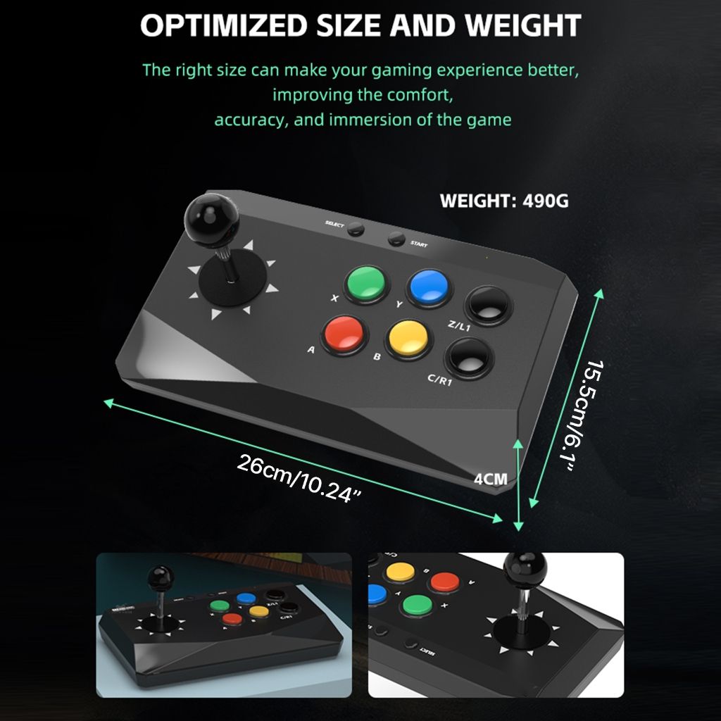 2 Игровой джойстик Аркадная консоль Rockers Fighting Controller Игровые ...