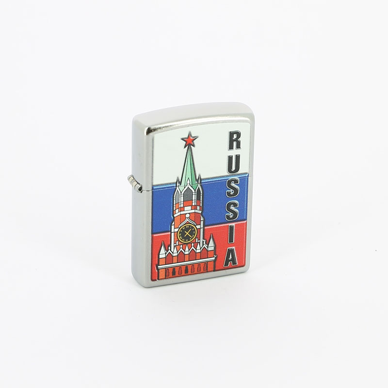 Зажигалка бензиновая ZIPPO Московский кремль Street Chrome #1