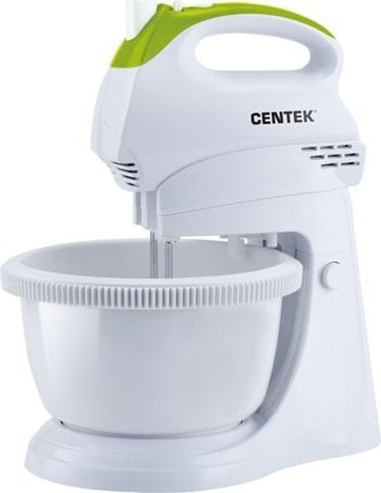 Миксер Centek CT-1119, с чашей, белый, зеленый #1