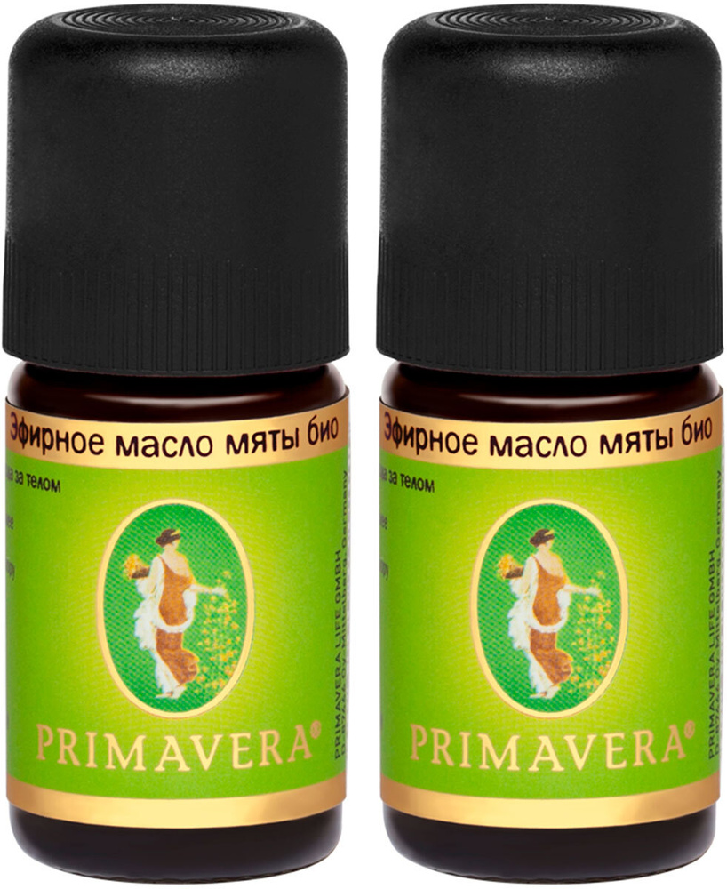 Primavera Life МЯТЫ био, 5 мл х 2 штуки Эфирное масло 5 мл (181093842)