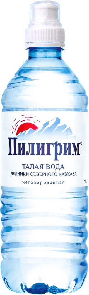 Вода Пилигрим, минеральная, негазированная, спортлок, 500 мл - купить с ...