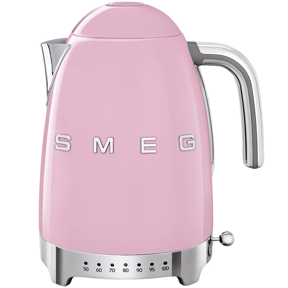 Чайник электрический с регулируемой температурой, Розовый Smeg KLF04PKEU  #1