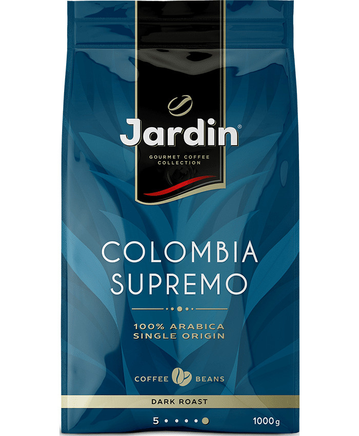 Кофе Jardin Colombia Supremo в зернах, 1 кг - купить с доставкой по ...
