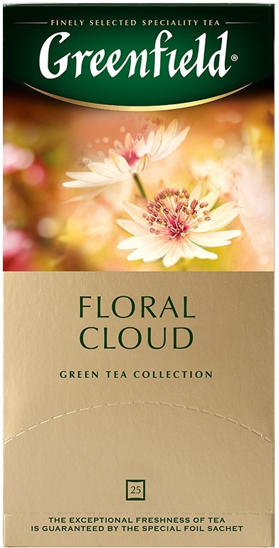Чай в пакетиках зеленый Greenfield Floral Cloud, 25 шт #1