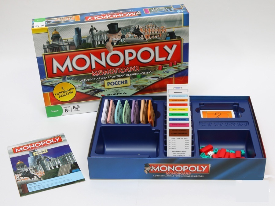 Настольная игра MONOPOLY/Монополия с городами России #1