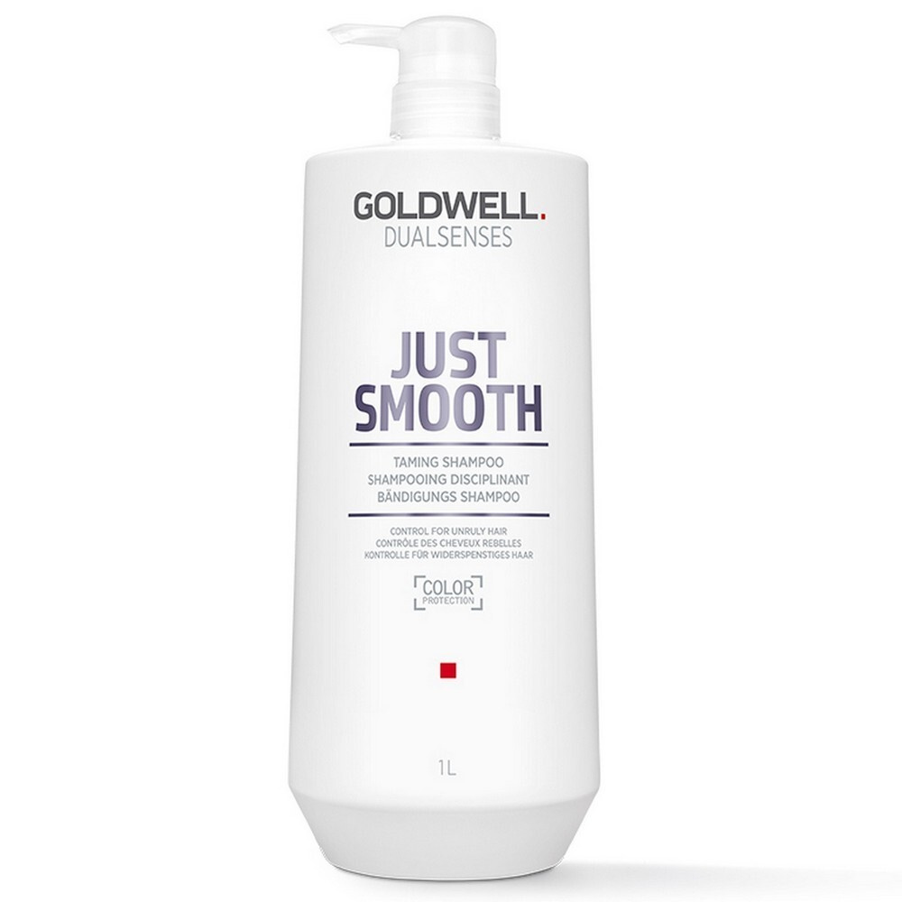 Goldwell Dualsenses Just Smooth Taming Shampoo - Усмиряющий шампунь для непослушных волос 1000 мл  #1