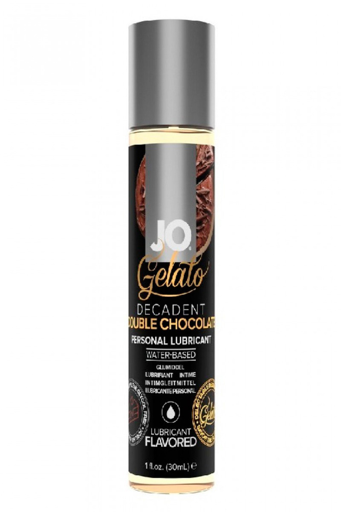 Вкусовой лубрикант System Jo, Gelato Decadent Double Chocolate 1oz - 30 мл. #1