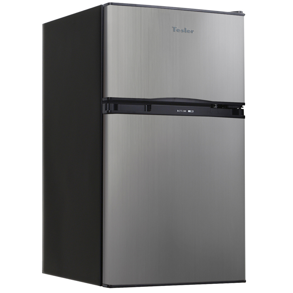 Холодильник Tesler RCT-100, серый -  по доступной цене в интернет .