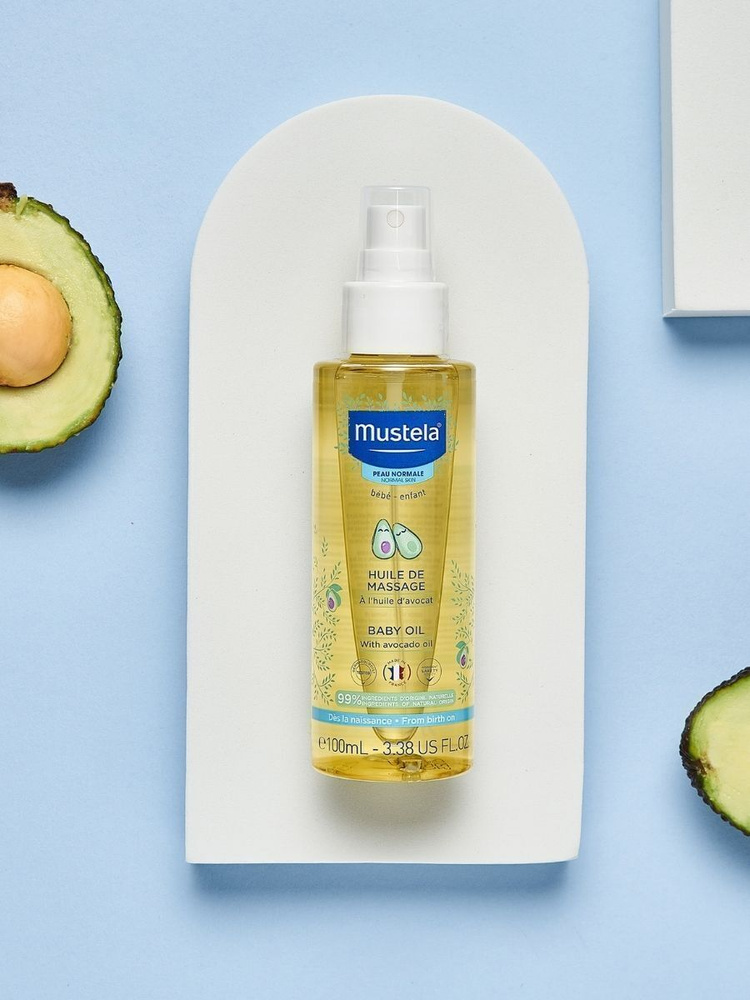 Mustela Масло массажное для новорожденных, 100 мл - купить с доставкой ...