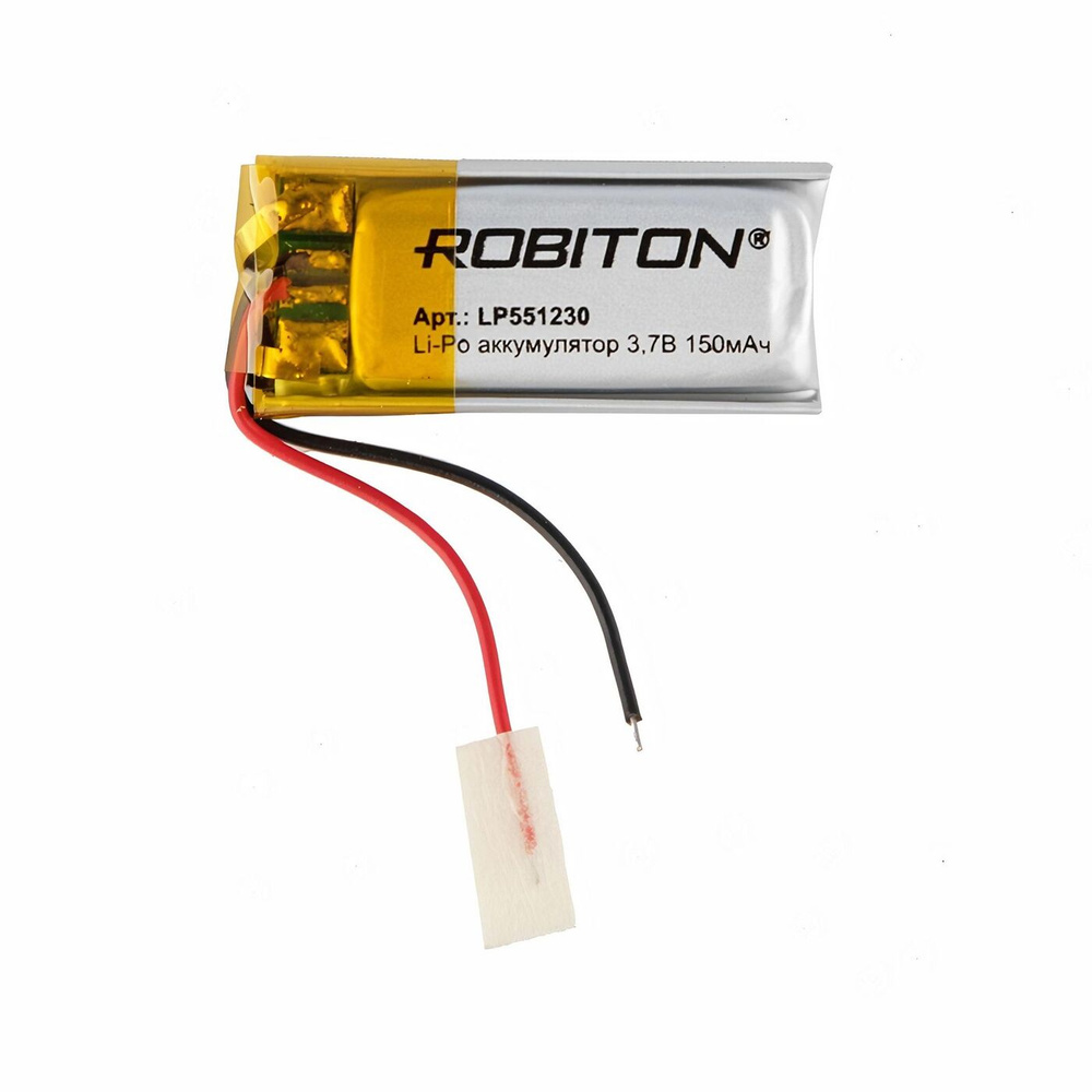 Robiton Аккумуляторная батарейка, 3,7 В, 150 мАч, 1 шт -  с .