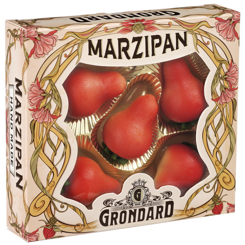 Марципановая клубника Grondard, Подарочная коробка, 100 г #1