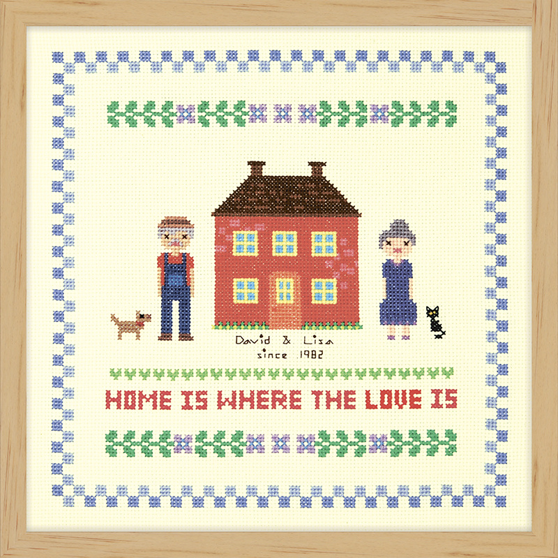 Набор для вышивания XIU CRAFTS арт xcrafts.2870704 "Дом красного цвета ...