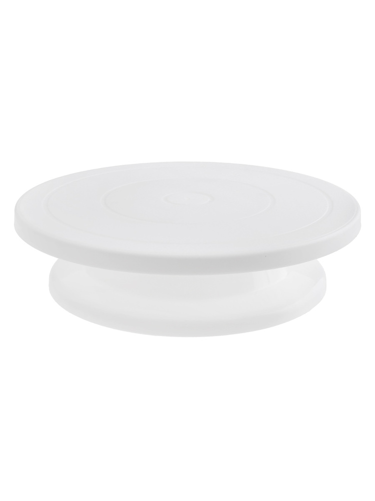 Подставка для изготовления торта 28x7 см пластиковая / Вращающаяся ...