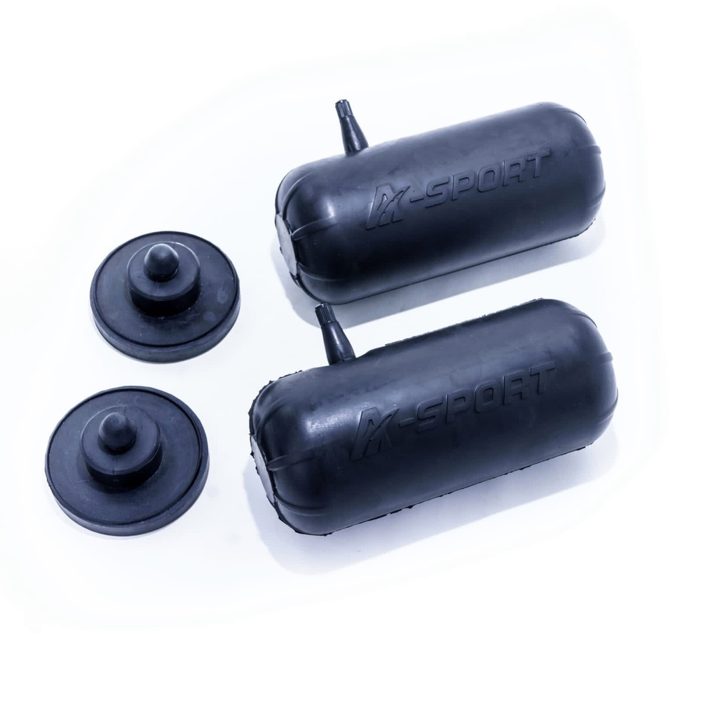 Пневмобаллоны в пружины "М" 200*85 - боковой штуцер (2 пневмоэлемента+2 ...