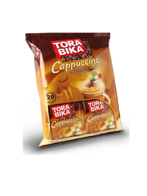 Torabika Cappuccino (Торабика Капучино) кофейный напиток с дополнительным пакетиком шоколадной крошки, #1